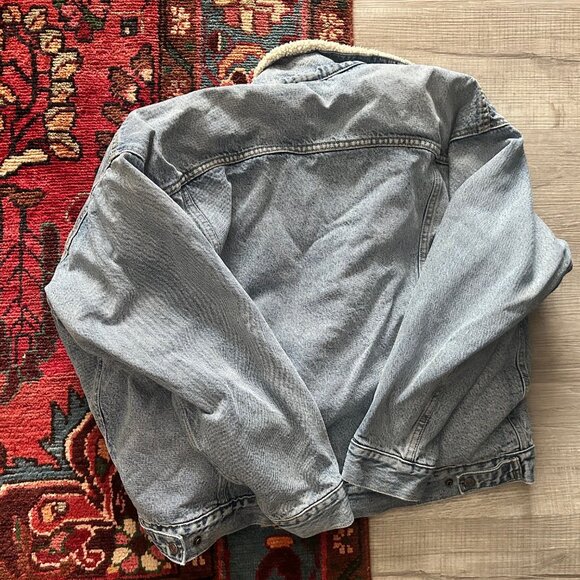 Levi's Men's Sherpa Trucker Jacket Size M - Picture 8 of 8
